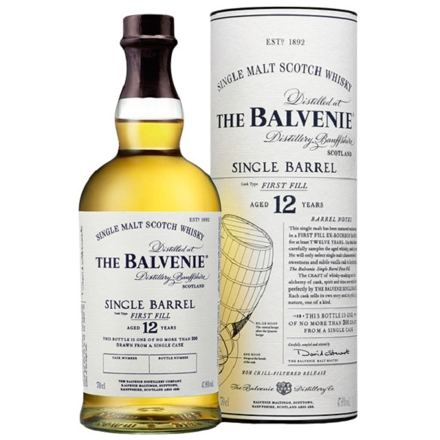 Balvenie 12 Year Old Single Barrel (With Box)