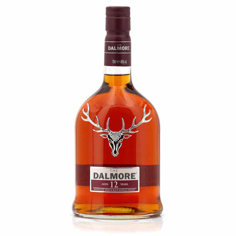 bottle of Dalmore 12 Year Old Whisky 3mk