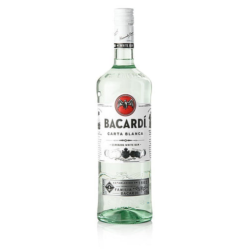 bottle of Bacardi Rum Carta Blanca 3mk