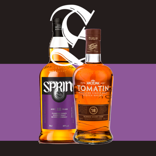 3mk bundle with Springbank 18 Year Old whisky + Tomatin 18 Year Old whisky