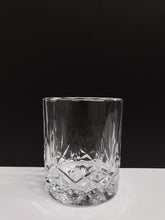 Load image into Gallery viewer, chivalry rock glass by 3mk with black background
