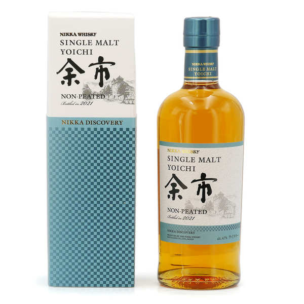 Bottle of Nikka Whisky Single Malt Yoichi with giftbox 3mk