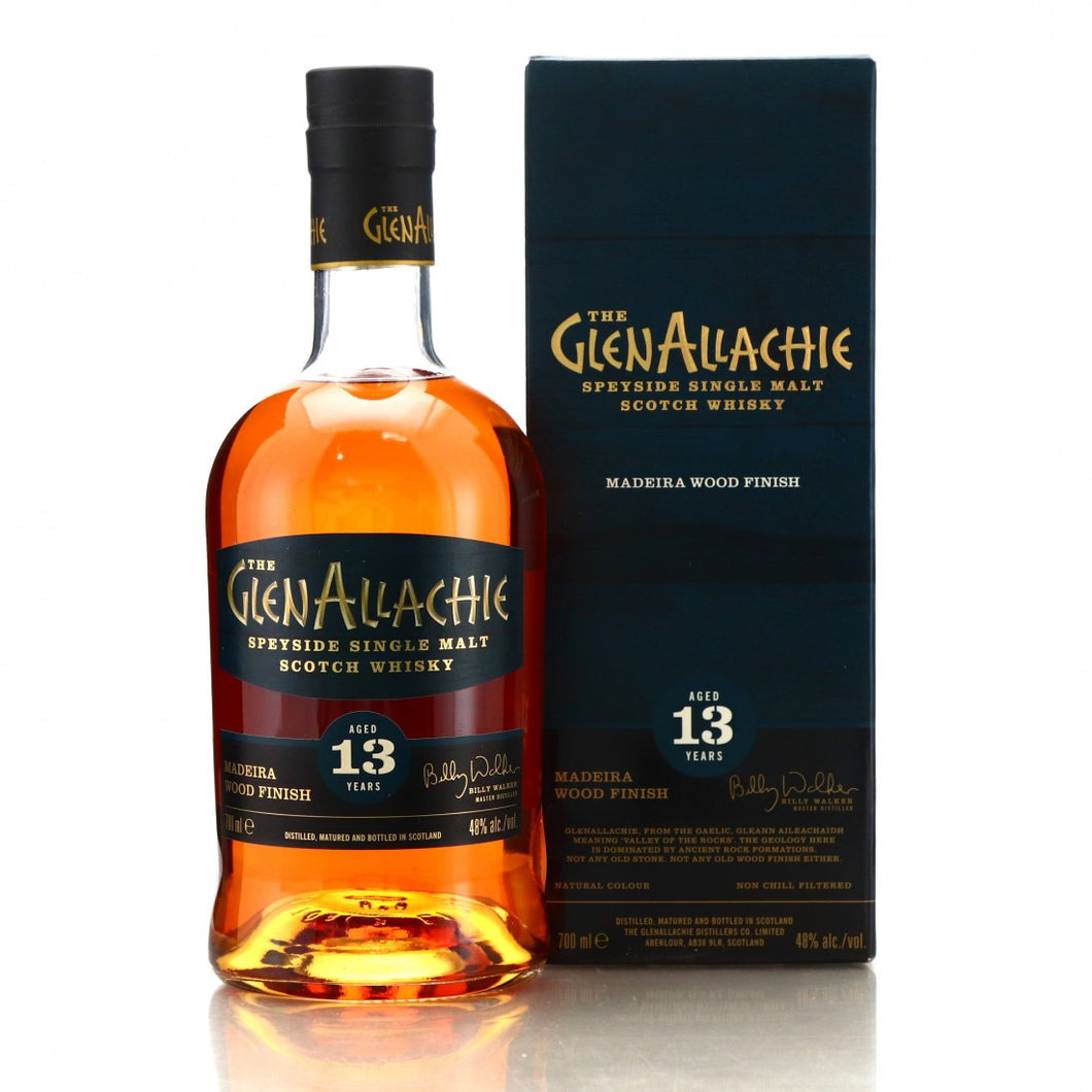 bottle of GlenAllachie 13 Year Old; Madeira Wood Finish whisky 3mk