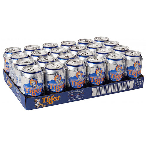 Tiger beer carton in can