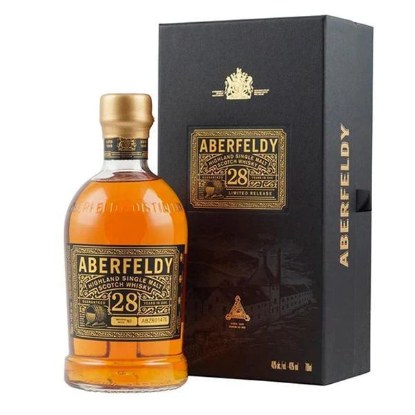 Bottle of Aberfeldy 28 YO Single Malt Whisky