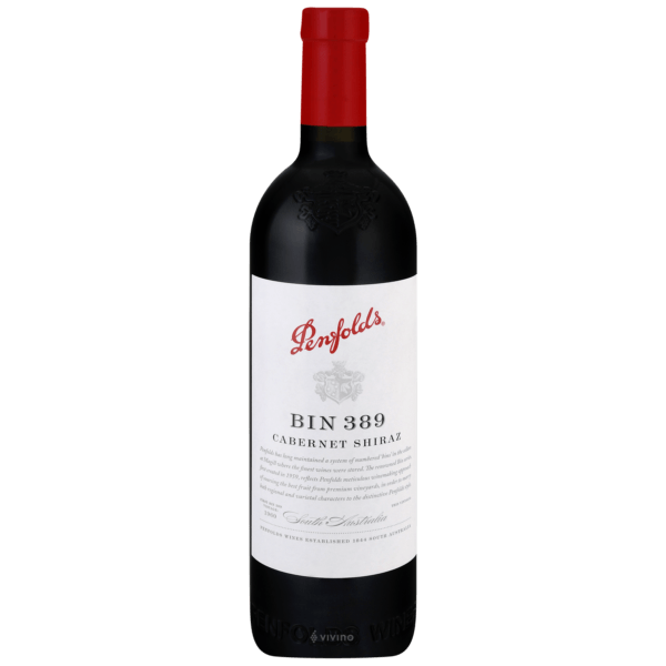 Bottle of Penfold Bin 389 Cabernet Shiraz 2019 75cl red wine 3mk