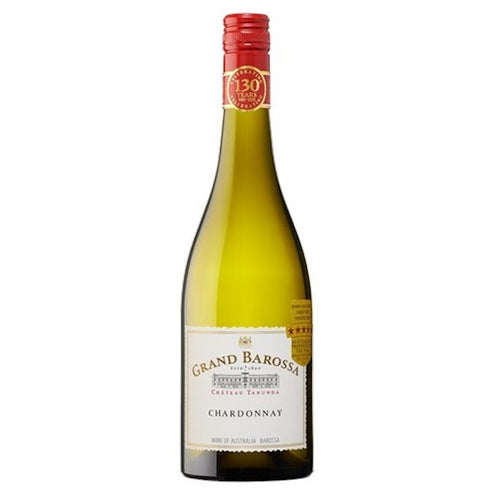 bottle of CHATEAU TANUNDA Grand Barossa Chardonnay 2020 white wine 3mk