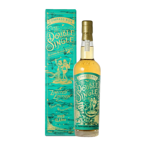bottle of compass box the double single whisky with giftbox 3mk