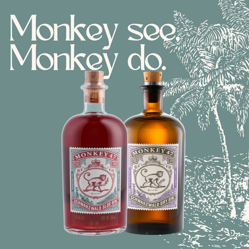 3mk bundle with 1 monkey 47 gin and 1 monkey 47 sloe gin