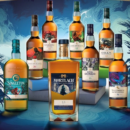 The 2021 Diageo Special Releases Whisky Collection: Legends Untold set poster