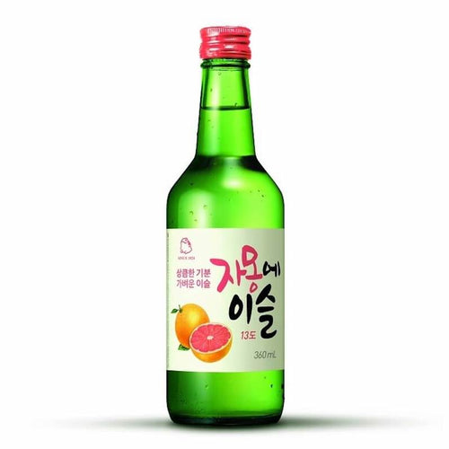 bottle of Jinro Grapefruit Chamisul 360m Korean Soju 3mk