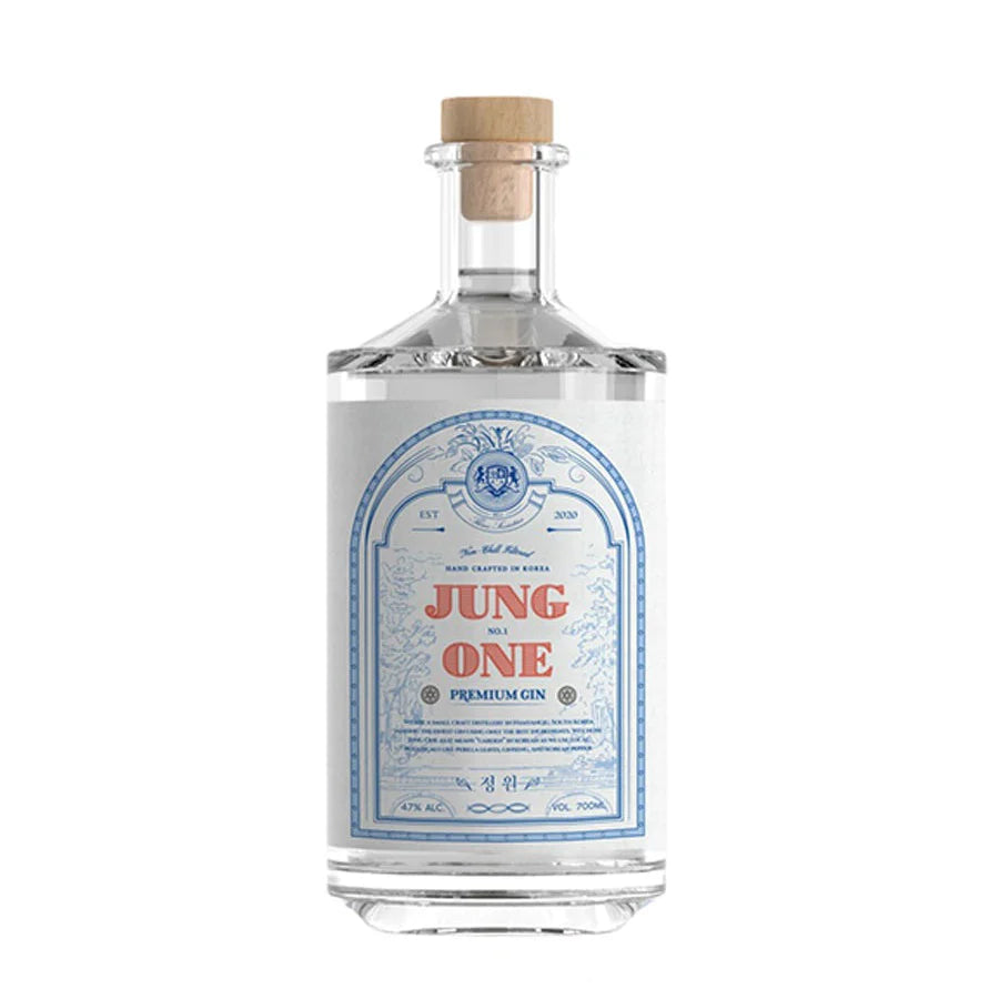 Bottle of jung one gin from korea 3mk
