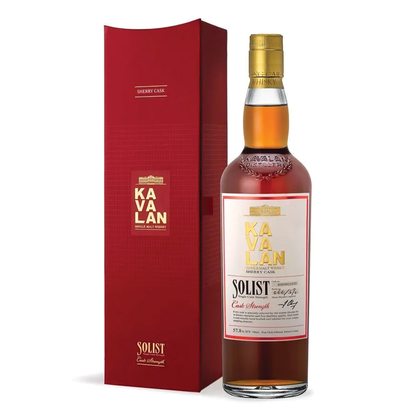 Bottle of Kavalan Sherry Cask Solist with giftbox 3mk