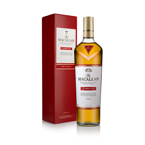 Bottle of Macallan Classic Cut 2021 Whisky with giftbox 3mk