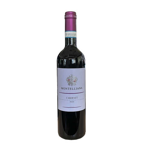 Bottle of Montelliana Cabernet Sauvignon Piave red wine, DOC 2019 3mk