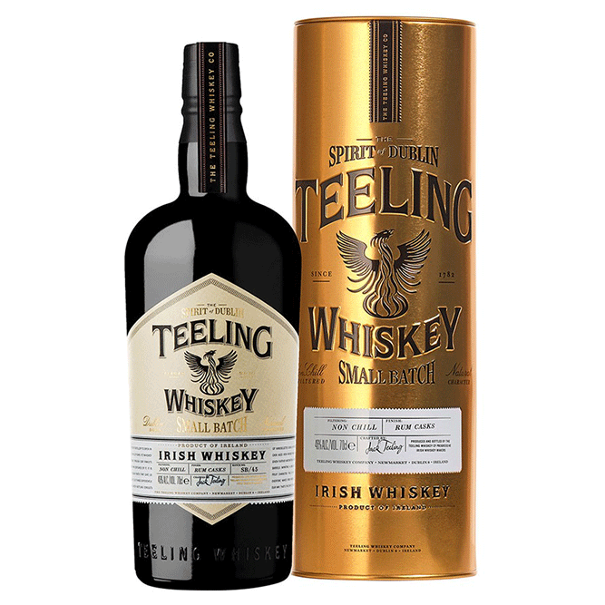 Bottle of Teeling small batch Whiskey Gold Tin 3mk