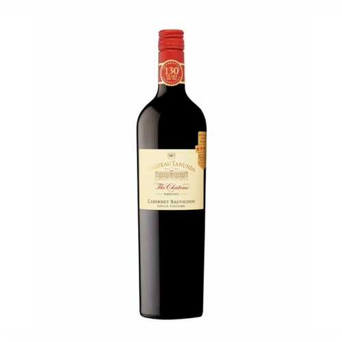 bottle of CHATEAU TANUNDA Cabernet Sauvignon Single Vineyard 2019 red wine 3mk