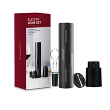 Load image into Gallery viewer, 3mk Electric Wine Opener Set A with Tulip Wine Aerator &amp; Pourer with box
