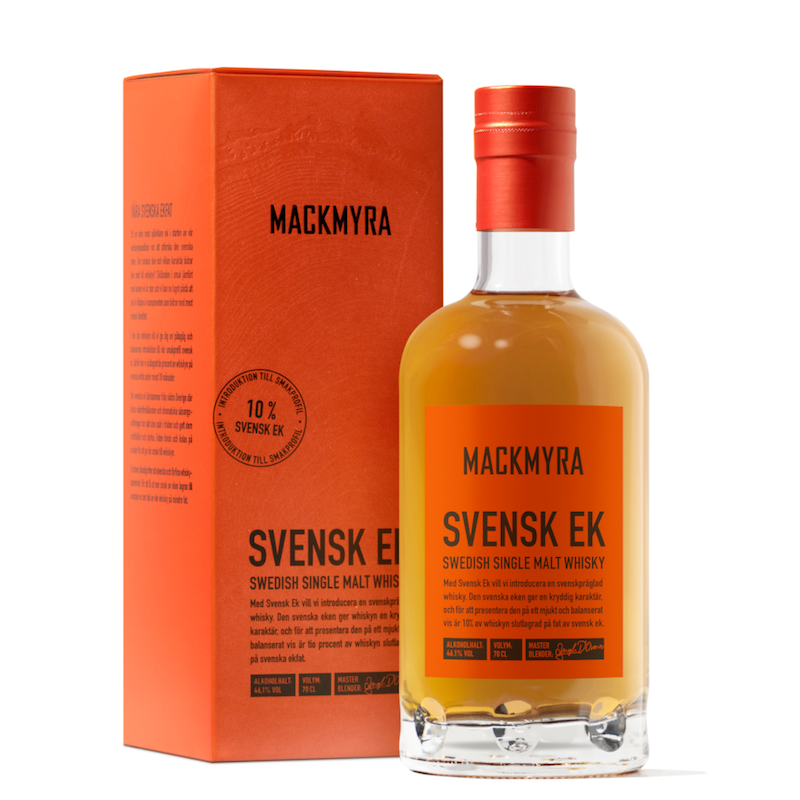 Bottle of Mackmyra Svensk Ek Swedish Single Malt Whisky with giftbox 3mk