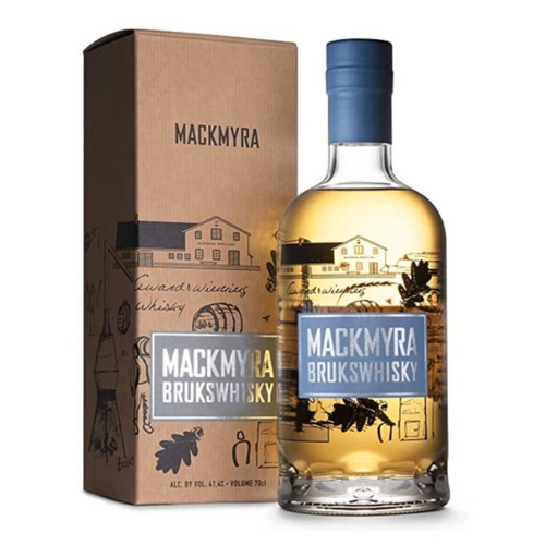 Bottle of Mackmyra Brukswhisky Swedish Single Malt Whisky with giftbox 3mk