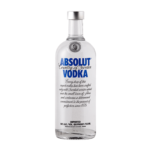 Bottle of Absolut Blue Vodka 3mk