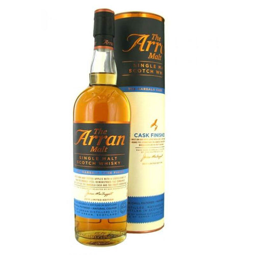 bottle of Arran The Marsalla Cask Finish Old Bottle whisky with giftbox 3mk