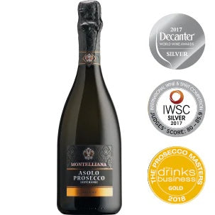 Bottle of Montelliana Asolo Prosecco Superior Extra Dry DOCG 3mk