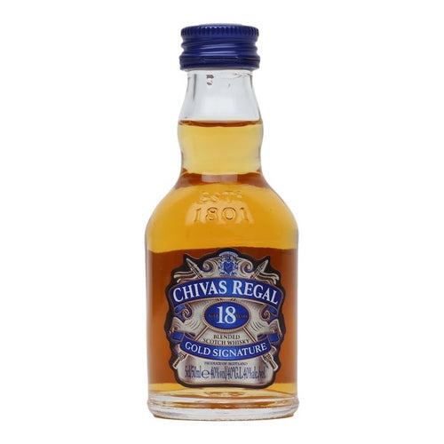 chivas regal 18 years 5cl miniature bottle 3mk