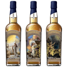 Load image into Gallery viewer, set of three bottles compass box myth and legends whisky 3mk
