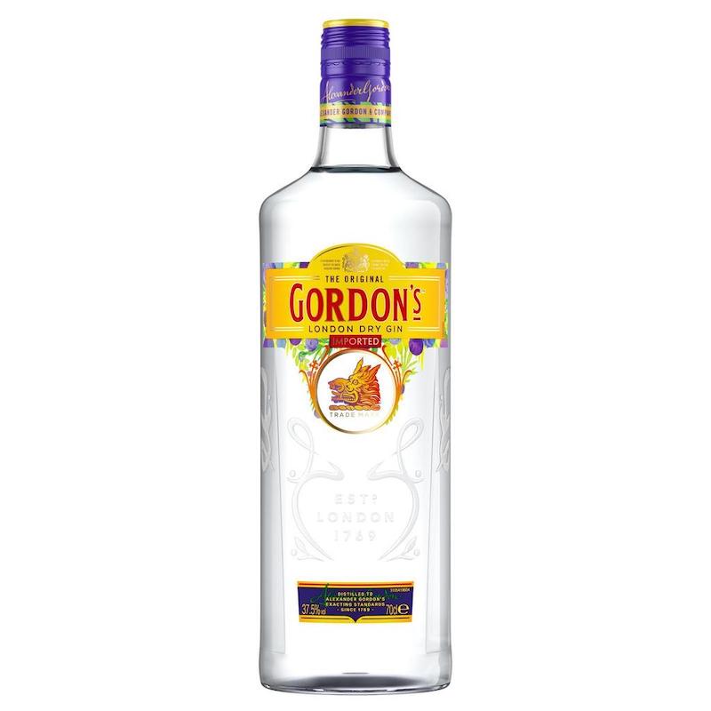bottle of Gordons London Dry gin 3mk