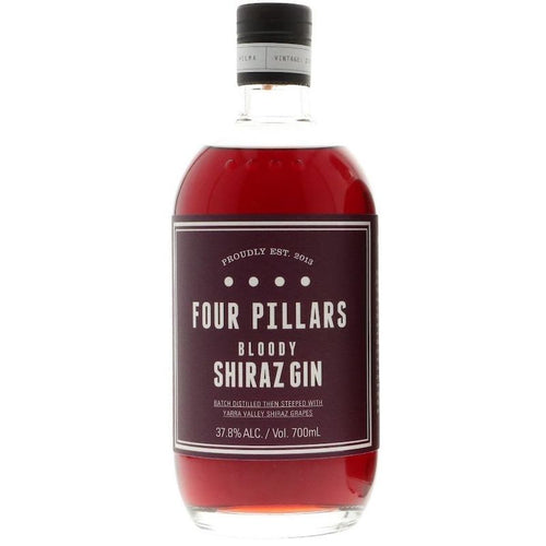 bottle of Four Pillars Bloody Shiraz Gin 3mk