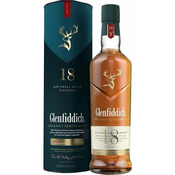 Glenfiddich 18 Year Old Small Batch (With Box)