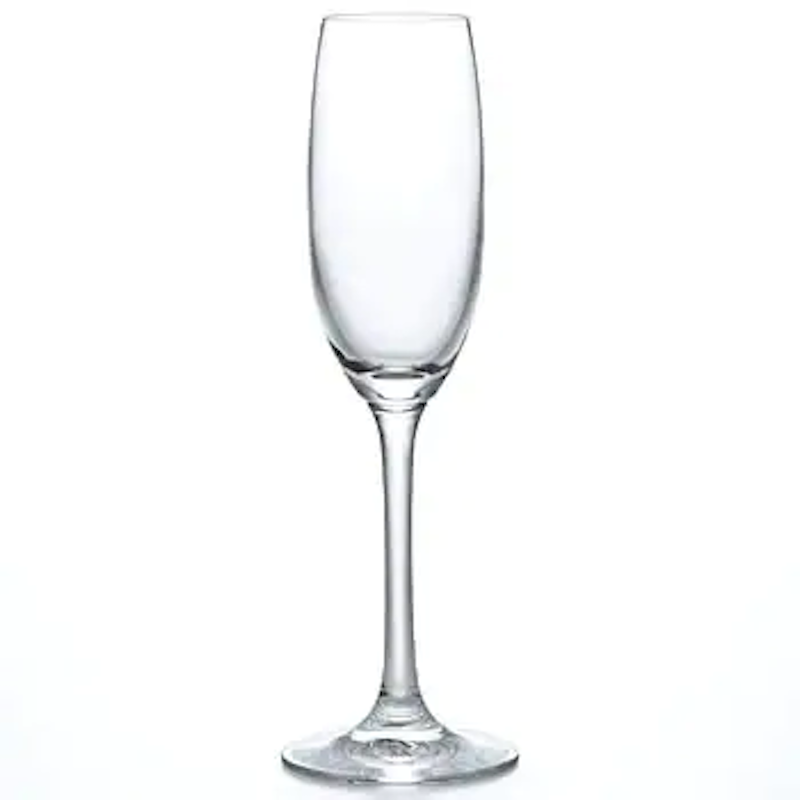 single champagne glass
