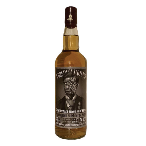 Bottle of A Dream of Scotland-South Islay 12 Years Old Palo Cortado Finish Cask Strength Independent Bottlers