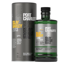 Load image into Gallery viewer, bottle of Bruichladdich Port Charlotte Islay Barley 2013 (Heavy Peat) Whisky with giftbox 3mk
