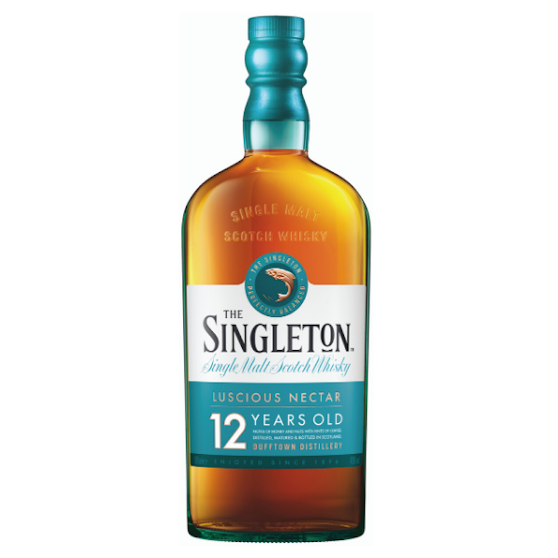 Bottle of Singleton Single Malt 12 Year Old whisky 3mk