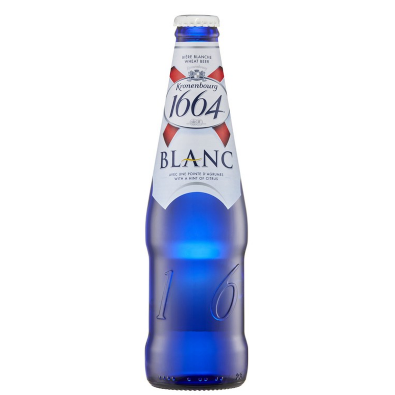 Bottle of Kronenbourg Blanc 1664 330ml bottled beer 3mk