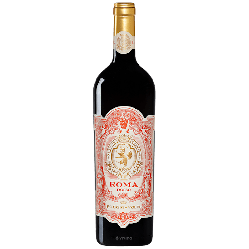 Bottle of POGGIO LE VOLPI: Roma Rosso red wine 3mk